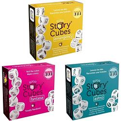 Foto van Spellenbundel - dobbelspel - 3 stuks - rory's story cubes fantasia, astro & emergency