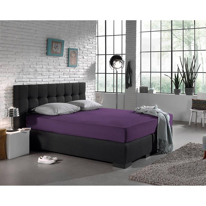 Foto van Dreamhouse bedding hsl hc jersey 135 gr. purple 160/180x200