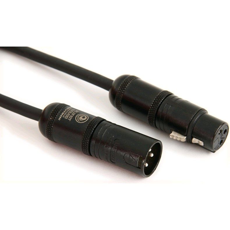 Foto van D'saddario amsm25 american stage xlr microfoonkabel 7.5m zwart