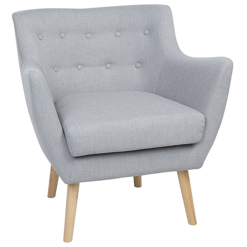 Foto van Beliani drammen - fauteuil-grijs-polyester