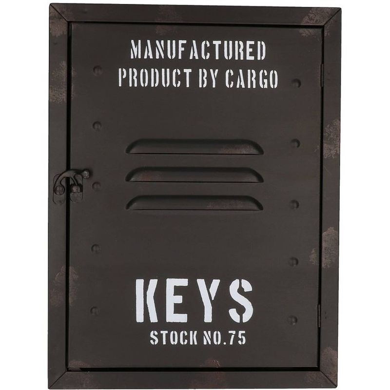 Foto van Locker sleutelkastje van metaal 30 cm - sleutelkastjes