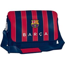 Foto van Fc barcelona - laptop schouder tas - 38 cm - multi