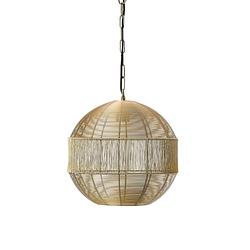 Foto van Light & living - hanglamp pilka - 35x35x38 - goud