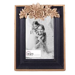 Foto van Haes deco - fotolijst 10x15 zwart, formaat 16x1x21 cm - dramatic chic