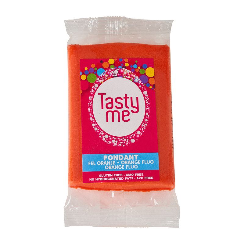 Foto van Tasty me - rolfondant oranje - 200 gr