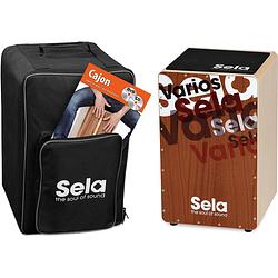 Foto van Sela se 133 en varios cajon set + tas, pad, engels boek etc.