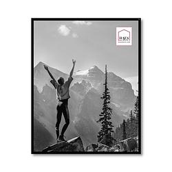 Foto van Haes deco - kunststof fotolijst 40x50 zwart easy frame - ef7b