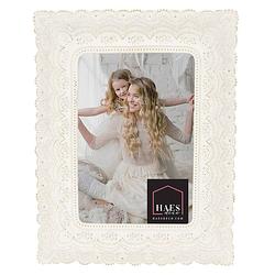 Foto van Haes deco - fotolijst 10x15 wit, formaat 16x2x21 cm - shabby chic