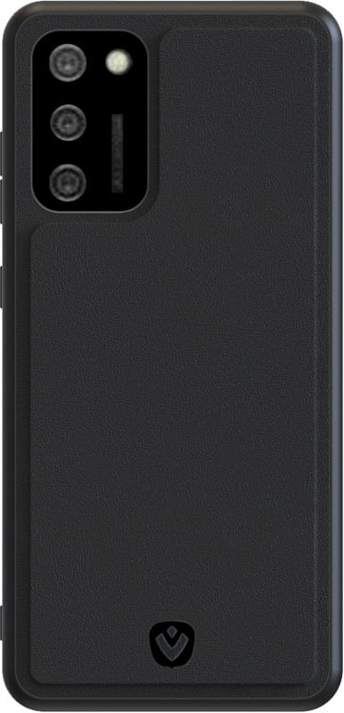 Foto van Valenta snap samsung galaxy a02s back cover leer zwart