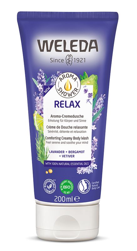 Foto van Weleda aroma shower relax