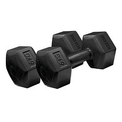 Foto van Fixed hex dumbell gewichten (2-pack) iron gym