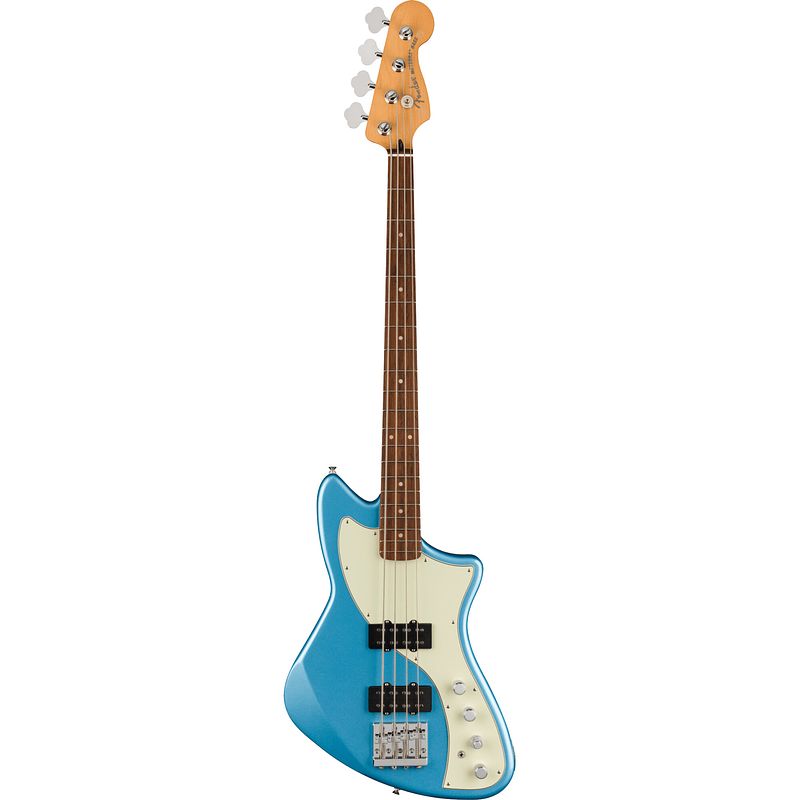 Foto van Fender player plus active meteora bass pf opal spark elektrische basgitaar met deluxe gigbag