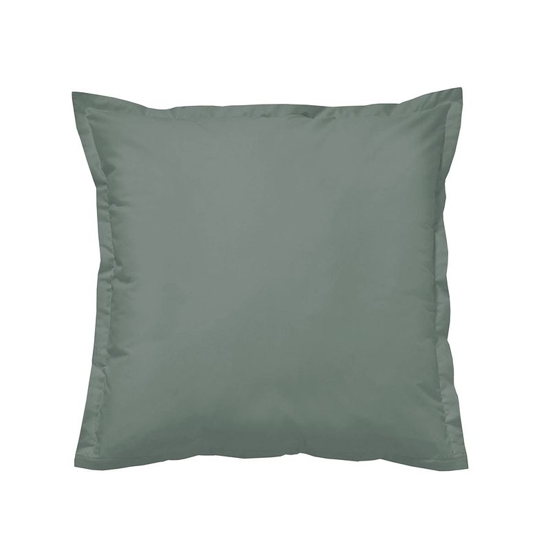 Foto van Cinderella sundays - kussenslopen met rits - satijn - 80x80 cm - green - set van 2