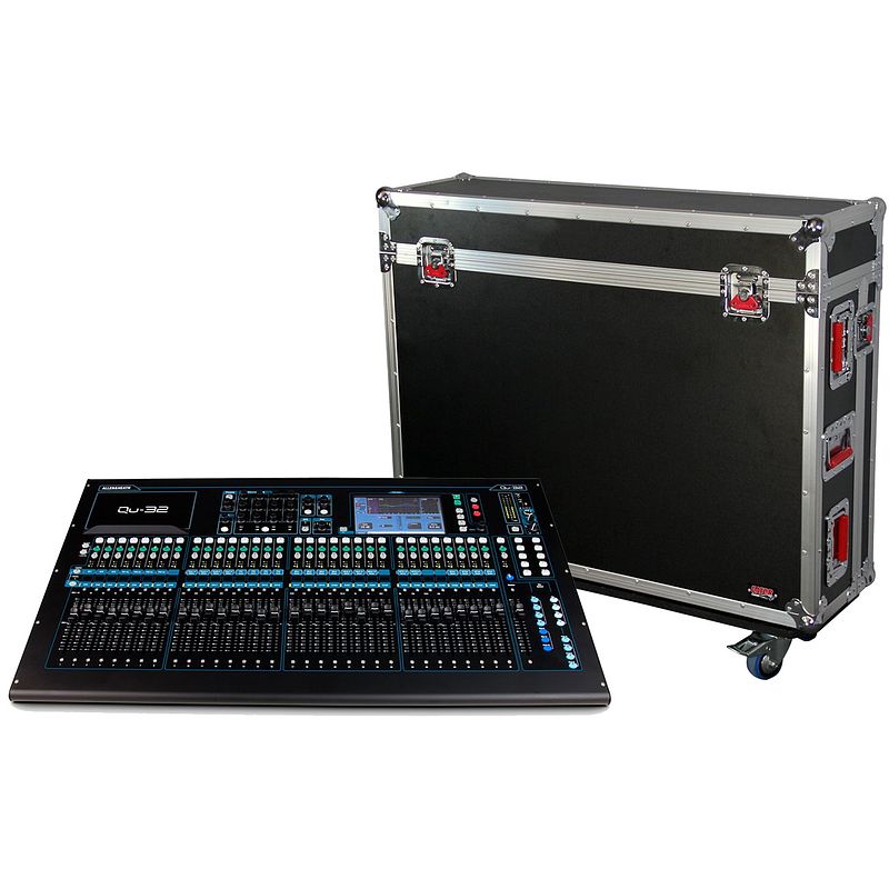 Foto van Gator cases g-tourqu32 houten koffer voor allen & heath qu32 mengpaneel