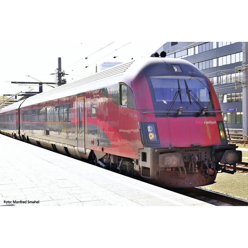 Foto van Piko g 37675 g stuurstandrijtuig railjet van de öbb