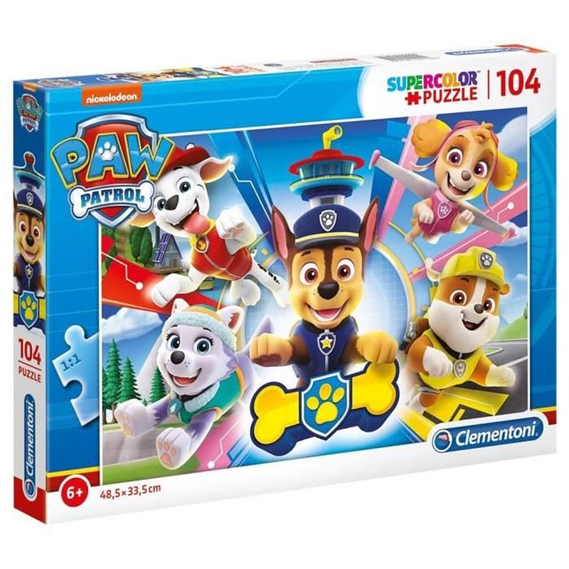 Foto van Clementoni - 27262 - supercolor 104 stukjes - paw patrol