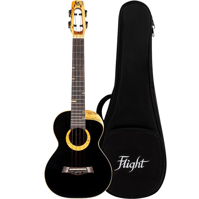 Foto van Flight 4sb sammy turton signature tenor ukelele met deluxe gigbag