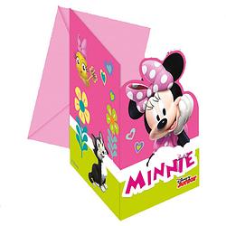 Foto van Disney minnie mouse vrolijke helpers uitnodigingen - 6 stuks