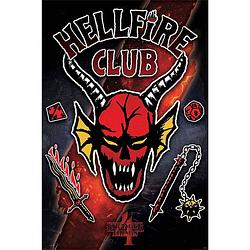 Foto van Pyramid stranger things 4 hellfire club emblem rift poster 61x91,5cm