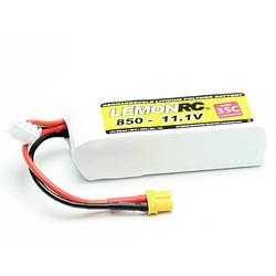 Foto van Lemonrc lipo accupack 11.1 v 850 mah aantal cellen: 3 35 c softcase xt30