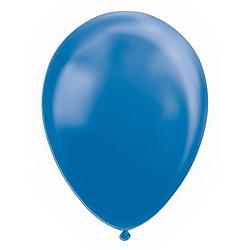Foto van Wefiesta ballonnen 30 cm latex jeansblauw 10 stuks