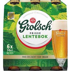 Foto van 2e halve prijs | grolsch frisse lentebok fles 6 x 300ml aanbieding bij jumbo