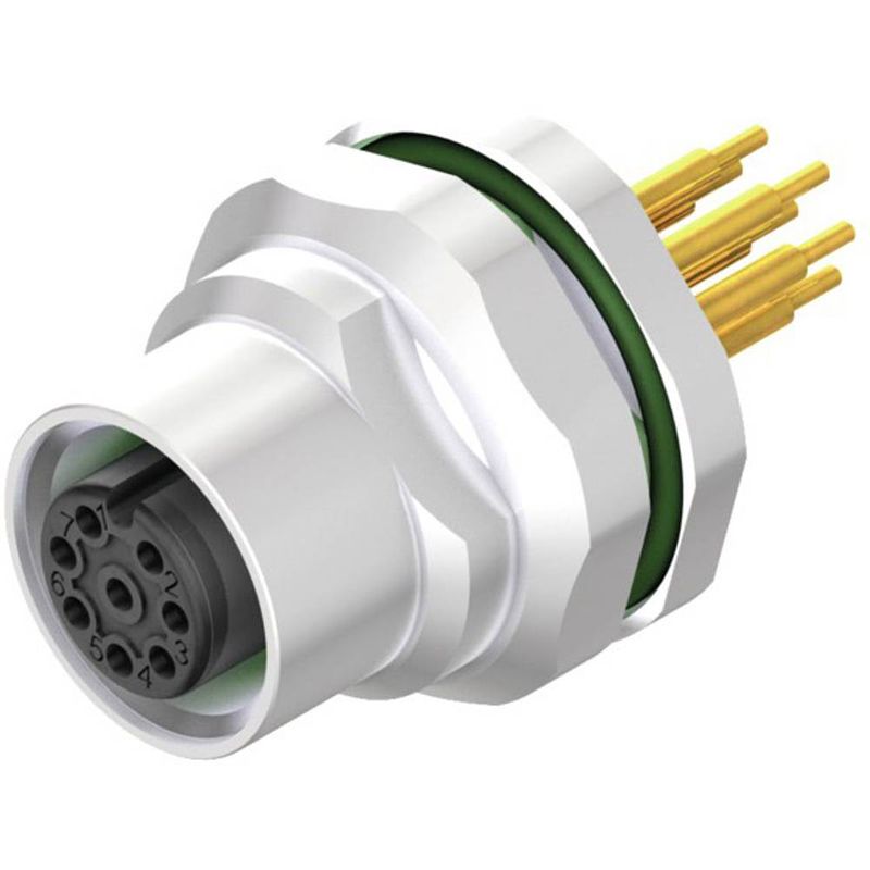 Foto van Weidmüller 2421660000 sensor/actuator steekconnector m12 aantal polen: 4 bus, inbouw verticaal 10 stuk(s)