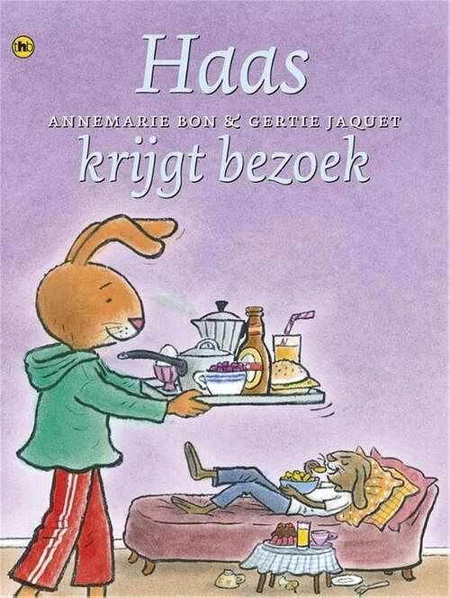 Foto van Haas krijgt bezoek - annemarie bon - ebook (9789044342697)