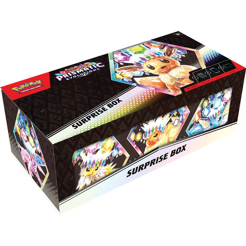 Foto van Pokémon tcg scarlet & violet prismatic evolutions surprise box