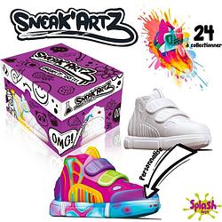 Foto van Splash-toys sneak'sartz - shoebox paars knutselpakket