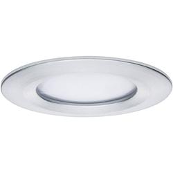 Foto van Paulmann coin slim led-inbouwlamp voor badkamer set van 3 stuks 20.4 w ip44 aluminium (gedraaid)