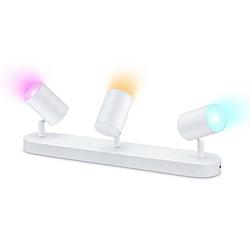 Foto van Wiz imageo wiz spots 3x5w w 22-65k rgb 871951455191600 led-plafondlamp 15 w wit