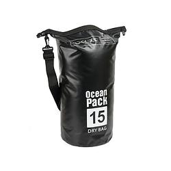 Foto van Waterdichte tas ocean pack 15l - waterproof dry bag sack - schoudertas