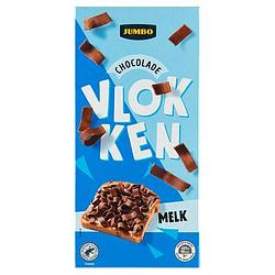 Foto van Jumbo chocolade vlokken melk 300g