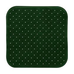 Foto van Msv douche/bad anti-slip mat badkamer - rubber - groen - 54 x 54 cm - badmatjes