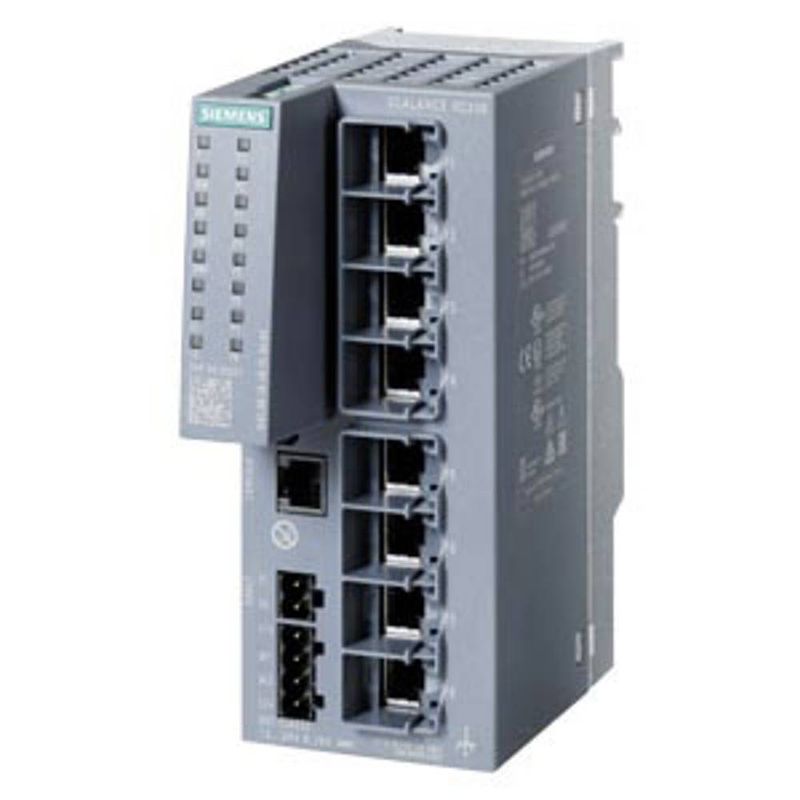 Foto van Siemens 6gk5208-0ba00-2ac2 netwerk switch 10 / 100 mbit/s