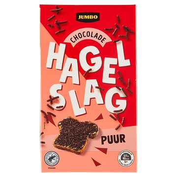 Foto van Jumbo chocolade hagelslag puur 380g