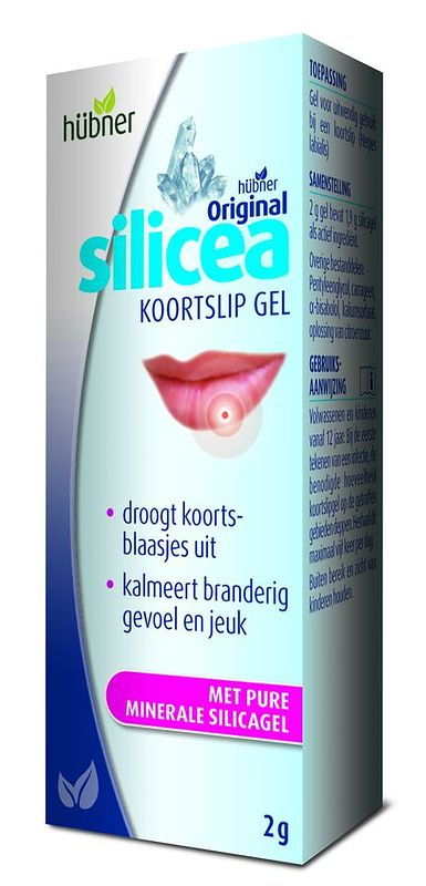 Foto van Hubner original silicea koortslip gel