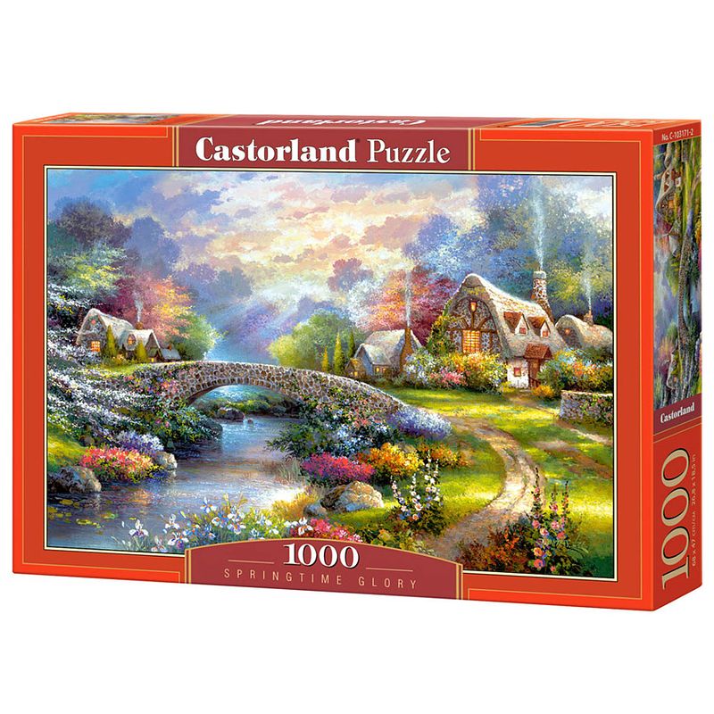 Foto van Castorland puzzel lente glorie - 1000 stukjes