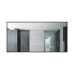 Foto van Badplaats spiegel concave 140 x 60 cm - zwart