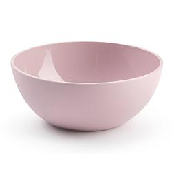 Foto van Plasticforte kommetjes/schaaltjes - dessert/ontbijt - kunststof - d17 x h7 cm - roze - kommetjes