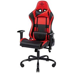Foto van Deltaco gaming gam-096-r gaming stoel zwart/rood