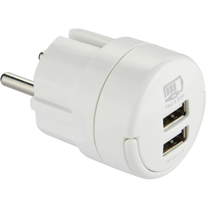 Foto van Maxtrack nvu 1 l nvu 1 l usb-oplader thuis 2 x usb