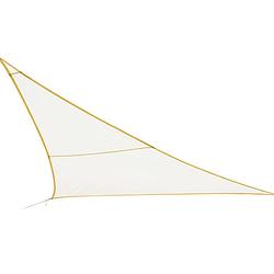 Foto van Practo garden - schaduwzeil - driehoek - polyester - 5 x 5 m - crème