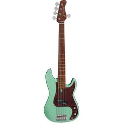 Foto van Sire marcus miller p5-5 alder mild green 5-snarige elektrische basgitaar