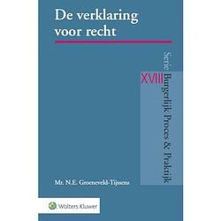 Foto van De verklaring voor recht - burgerlijk proces &