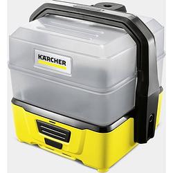 Foto van Kärcher oc 3 plus hogedrukreiniger compact batterij/accu 120 l/u zwart, geel