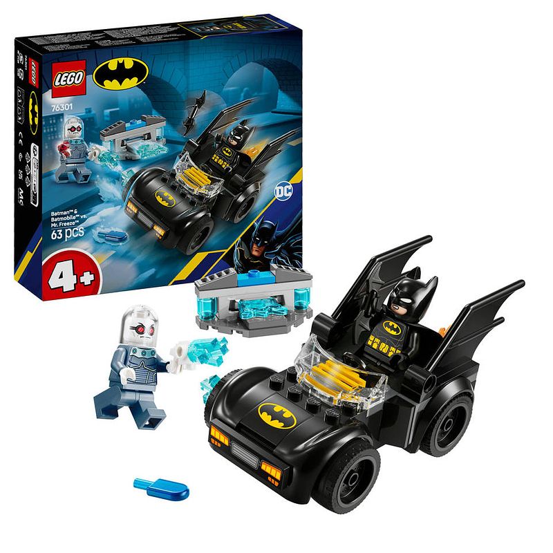 Foto van Lego dc batman en batmobile vs. mr. freeze 76301