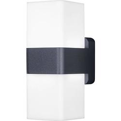 Foto van Ledvance smart+ cube multicolor updown 4058075478077 led-buitenlamp (wand) 13.5 w donkergrijs, wit