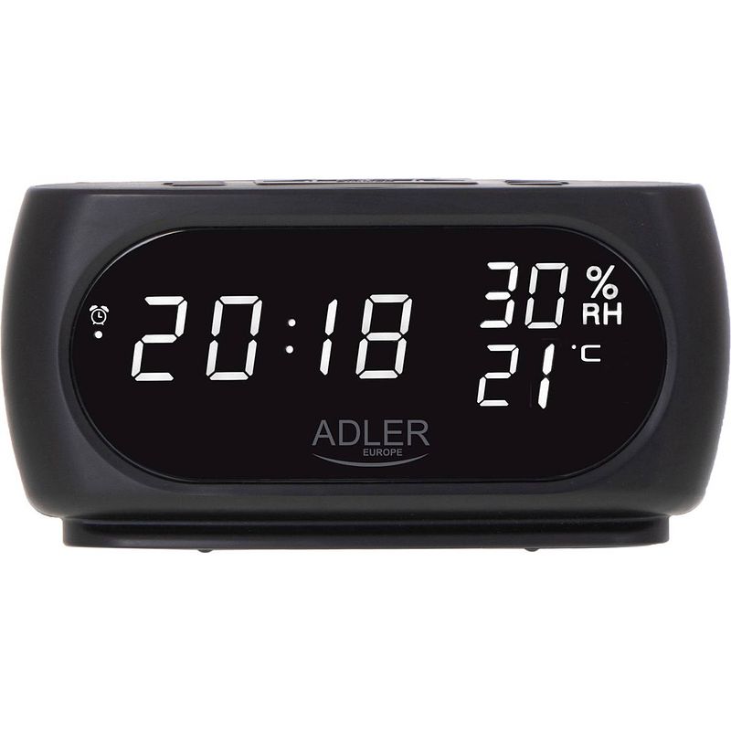 Foto van Adler ad 1186 - wekker - led - met thermometer